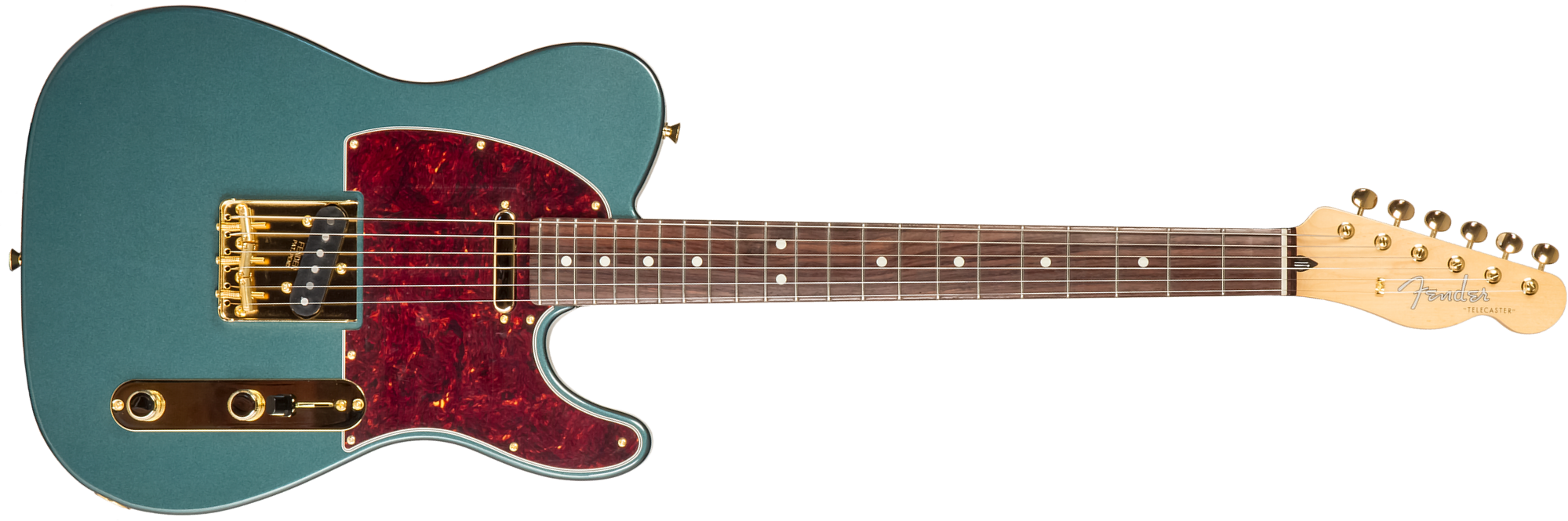 Fender Tele Hybrid Ii Jap 2s Ht Rw - Sherwood Green Metallic - Guitarra eléctrica con forma de tel - Main picture