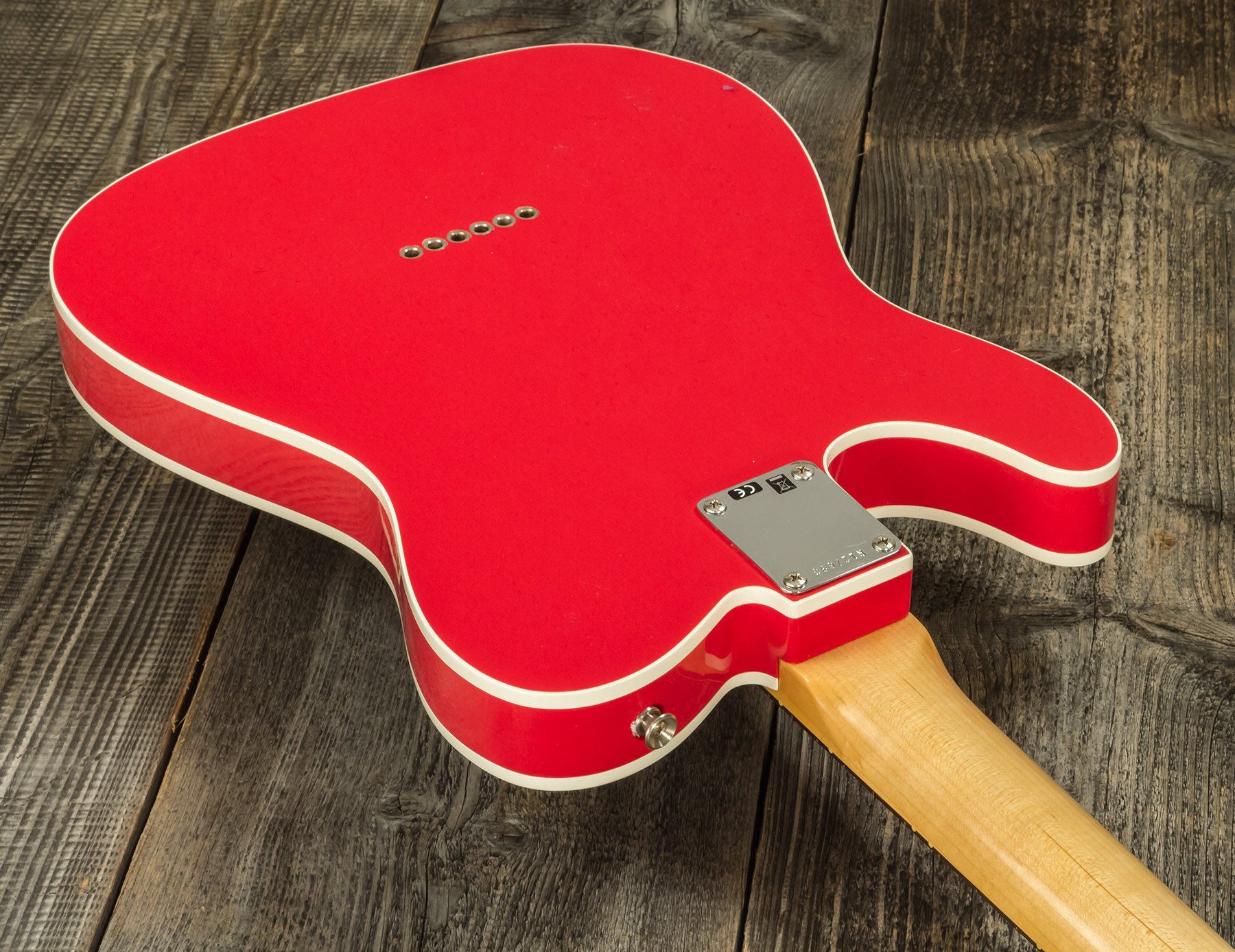 Fender Custom Shop Tele 1963 2s Ht Rw #r127693 - Closet Classic Fiesta Red - Guitarra eléctrica con forma de tel - Variation 4