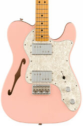 Guitarra eléctrica con forma de tel Fender FSR Vintera Vintage 70's Telecaster Thinline Ltd (MEX, MN) - Shell pink