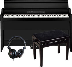Piano digital con mueble Korg G1B AIR BK + X-TONE XB6160 NOIR + CASQUE PRO580