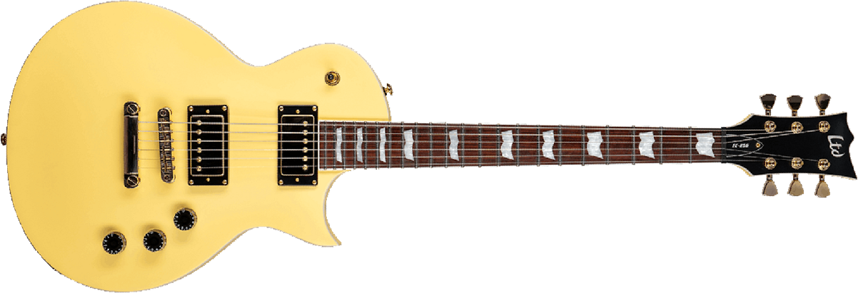 Ltd Ec-256 Gh Hh Ht Jat - Vintage Gold Satin - Guitarra electrica metalica - Main picture