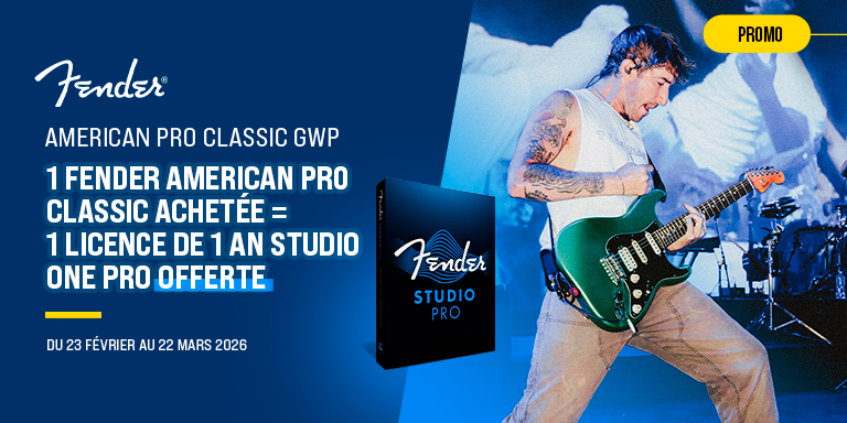 <b><center>FENDER AMERICAN PRO CLASSIC + STUDIO ONE OFRECIDO</center></b>