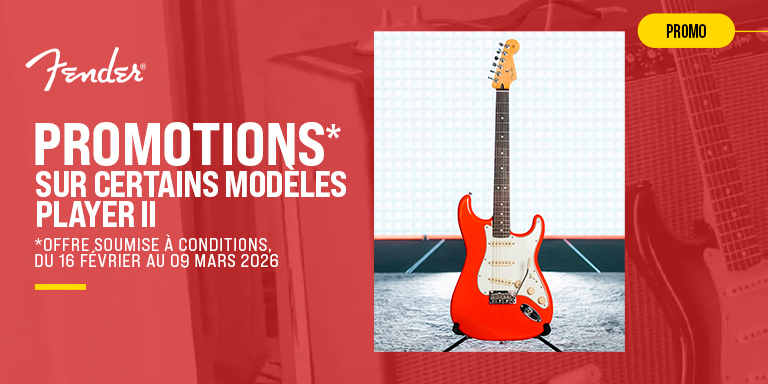<b><center>FENDER PLAYER II – PROMOCIÓN EXCLUSIVA</center></b>