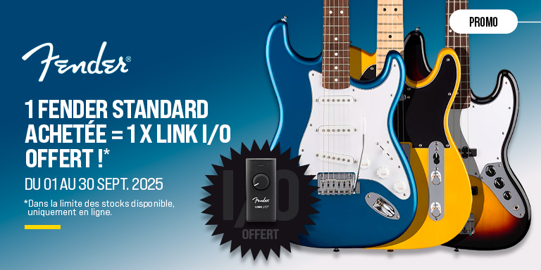 <b><center>1 FENDER COMPRADO = 1 LINK I/O GRATIS</center></b>
