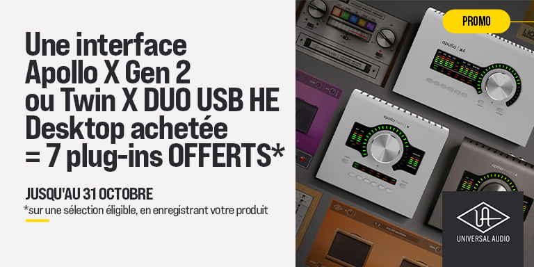 <b><center>UNIVERSAL AUDIO: 7 plug-ins GRATIS</center></b>