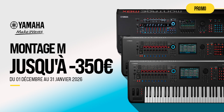 <b><center>YAMAHA MONTAGE M – HASTA 350€ DE DESCUENTO</center></b>