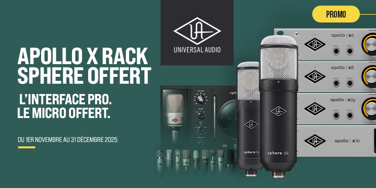 <b><center>APOLLO X RACK = MICRÓFONO SPHERE GRATIS</center></b>