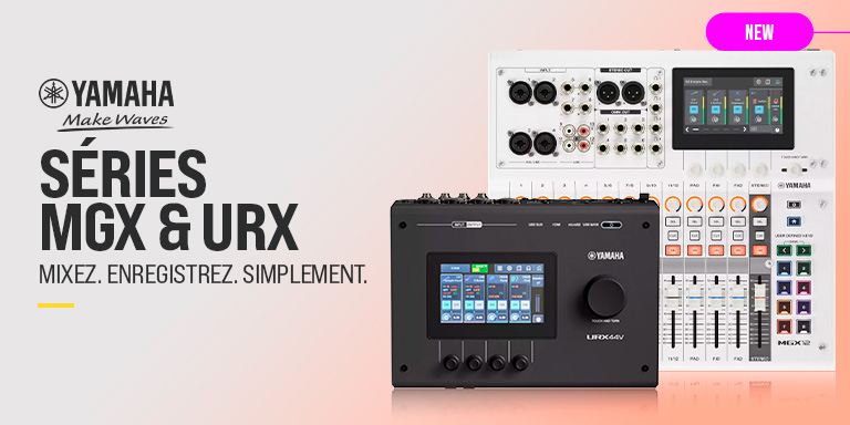 <b><center>YAMAHA MGX & URX – MEZCLA SIMPLE Y FIABLE</center></b>