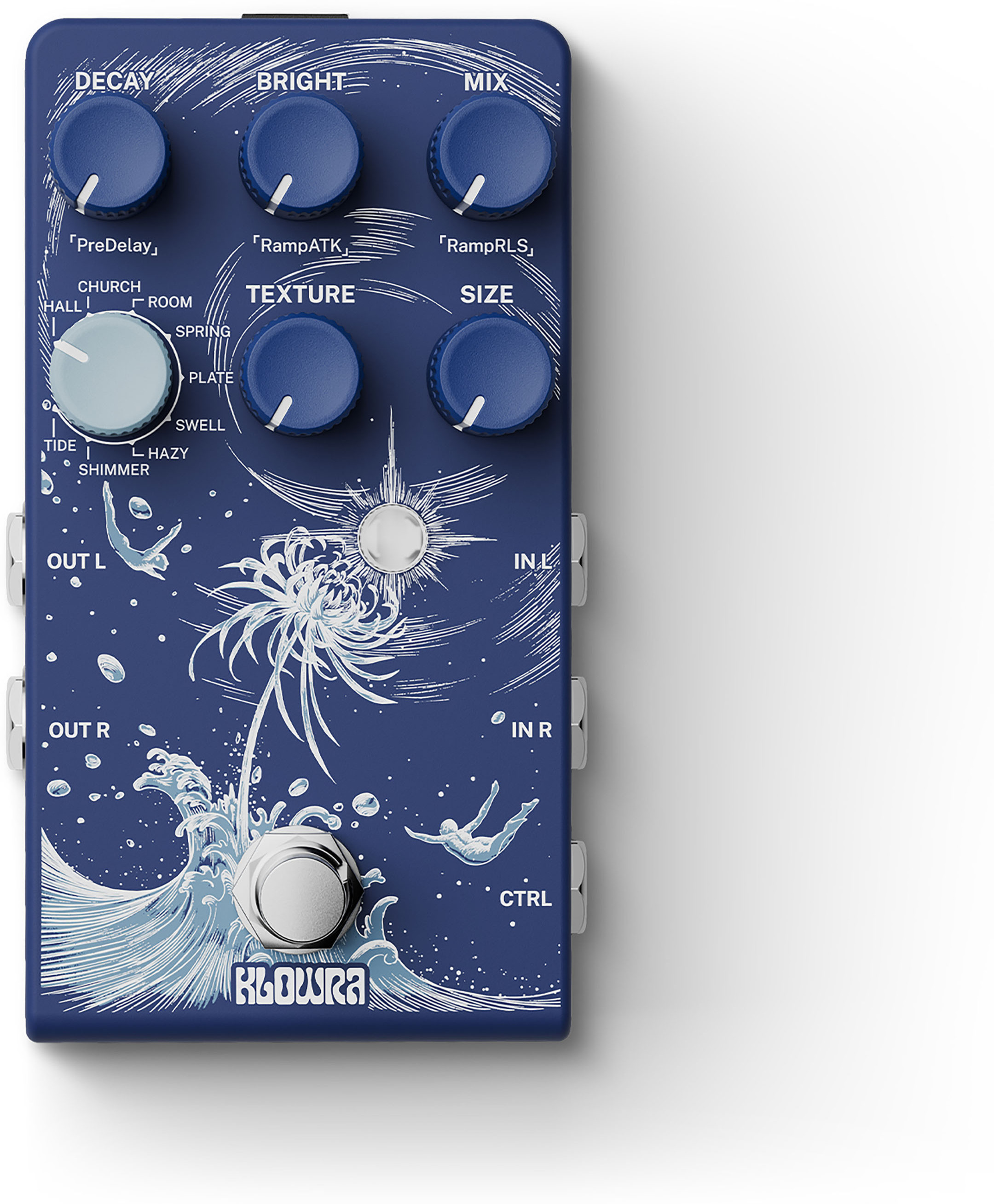 Klowra Kbs-01 Limbo Reverb - Pedal de reverb / delay / eco - Main picture