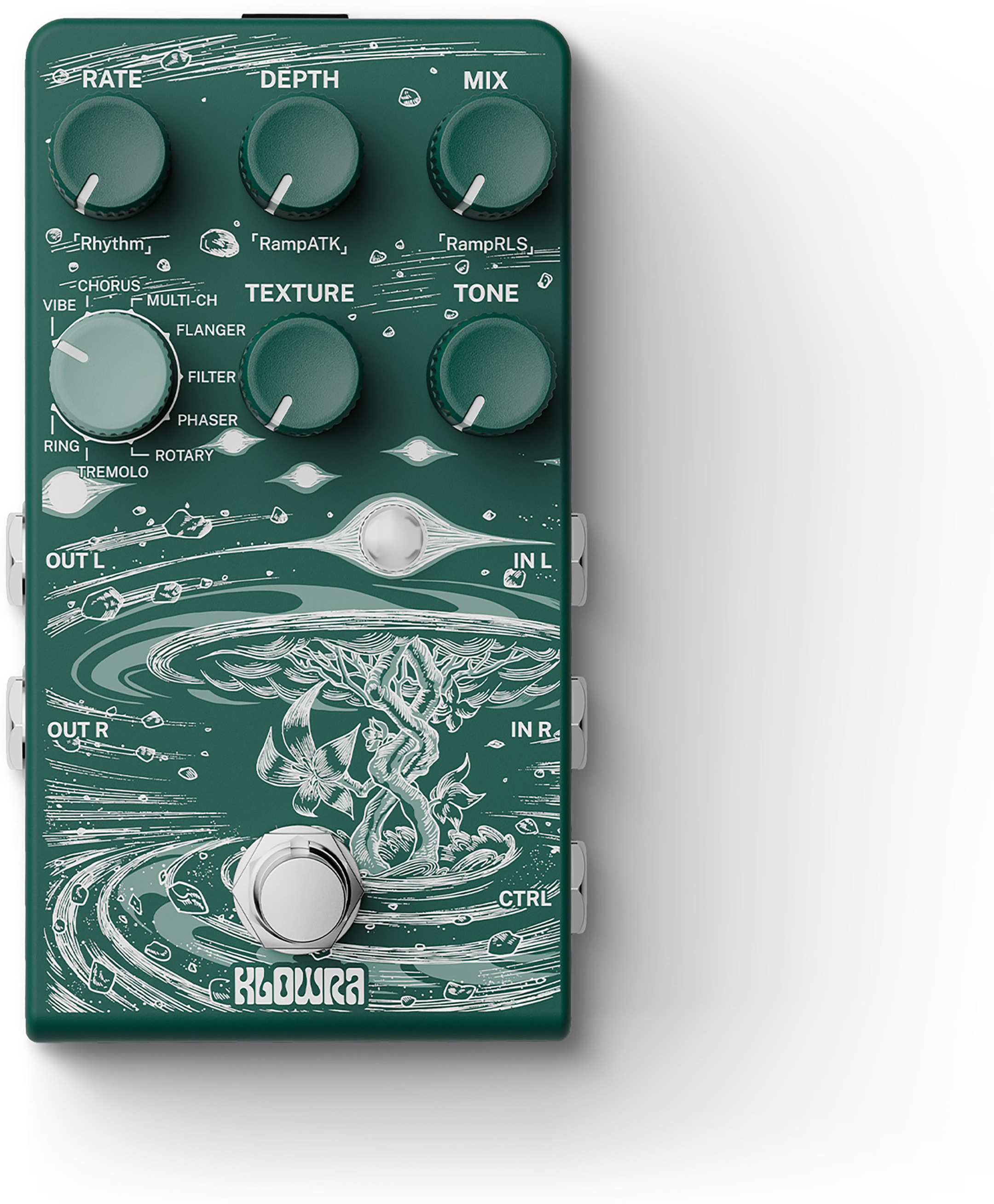 Klowra Kbs-03 Sprout Modulation - Pedal de chorus / flanger / phaser / modulación / trémolo - Main picture
