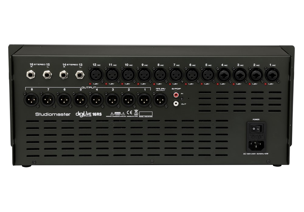 Studiomaster Digilive 16rs - Mesa de mezcla digital - Variation 2
