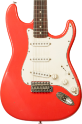 Guitarra eléctrica con forma de str. Haar guitars Trad S #42274 - AGED FIESTA RED