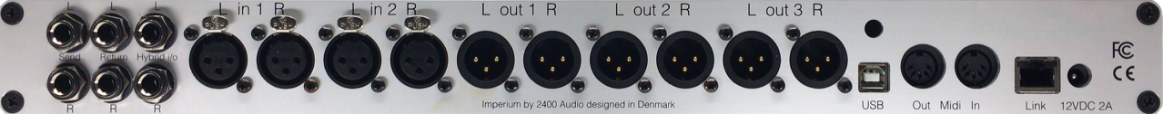 2400 Audio Imperium 1u Stormtrooper White - Controlador de estudio / monitor - Variation 1