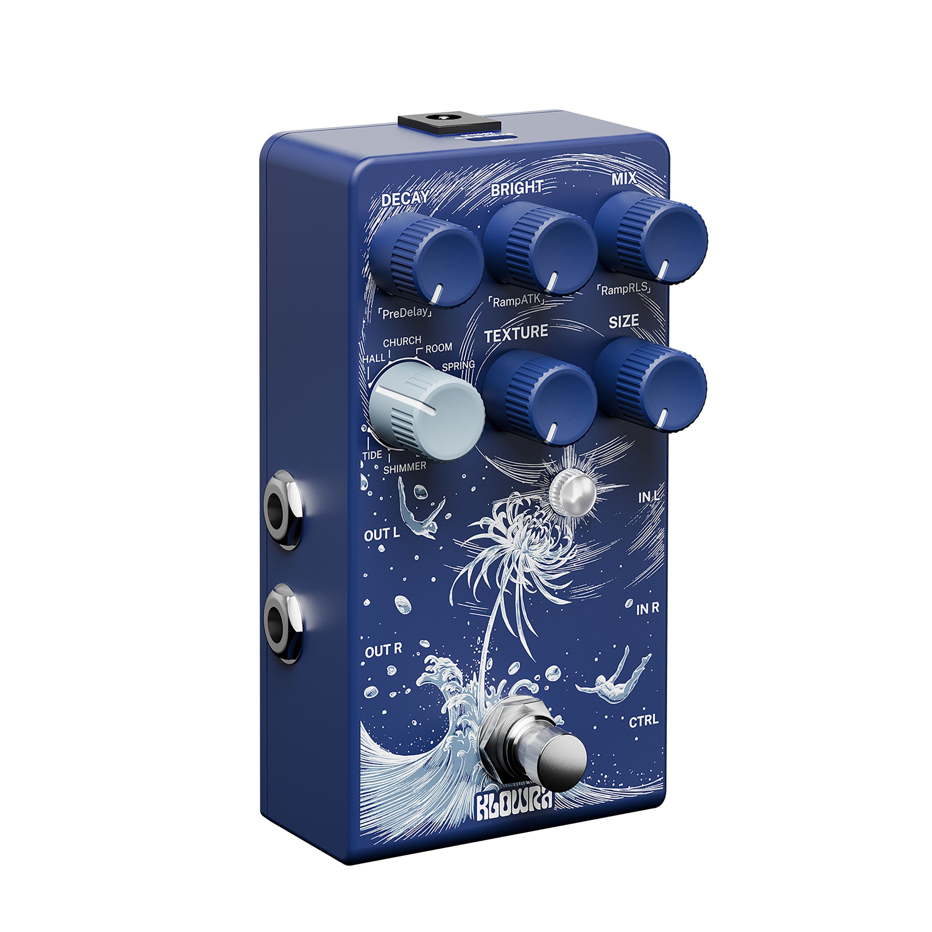 Klowra Kbs-01 Limbo Reverb - Pedal de reverb / delay / eco - Variation 3