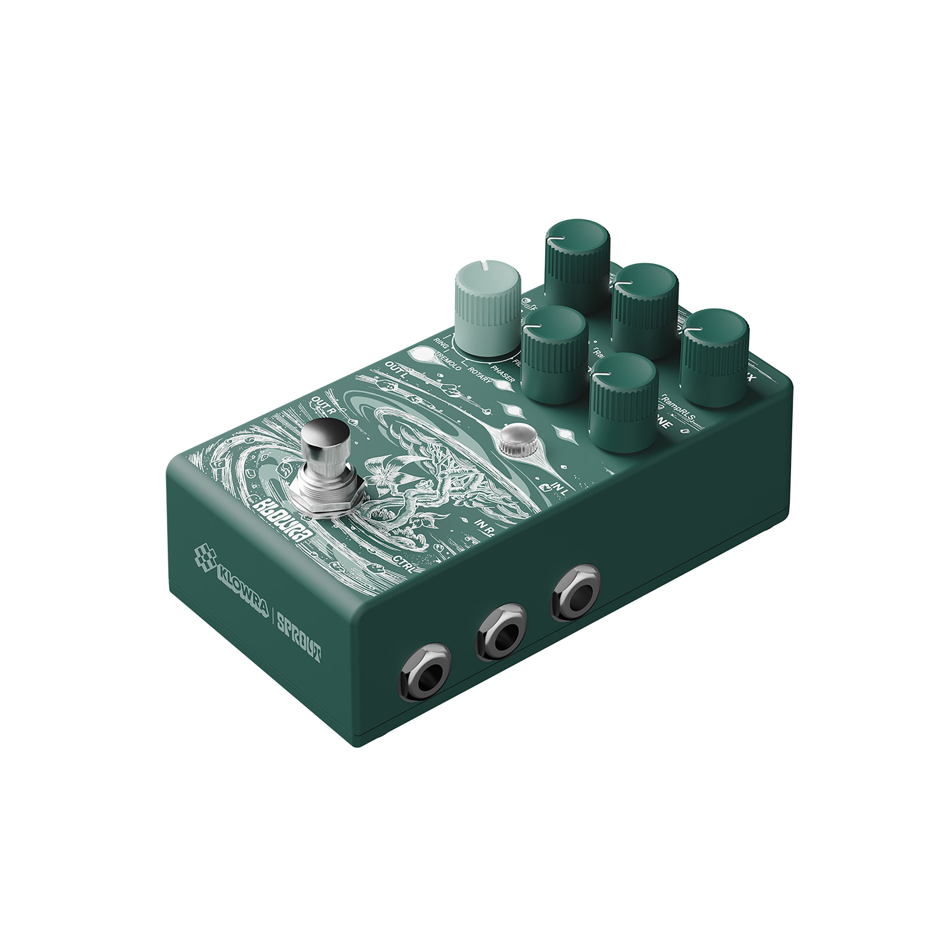Klowra Kbs-03 Sprout Modulation - Pedal de chorus / flanger / phaser / modulación / trémolo - Variation 2