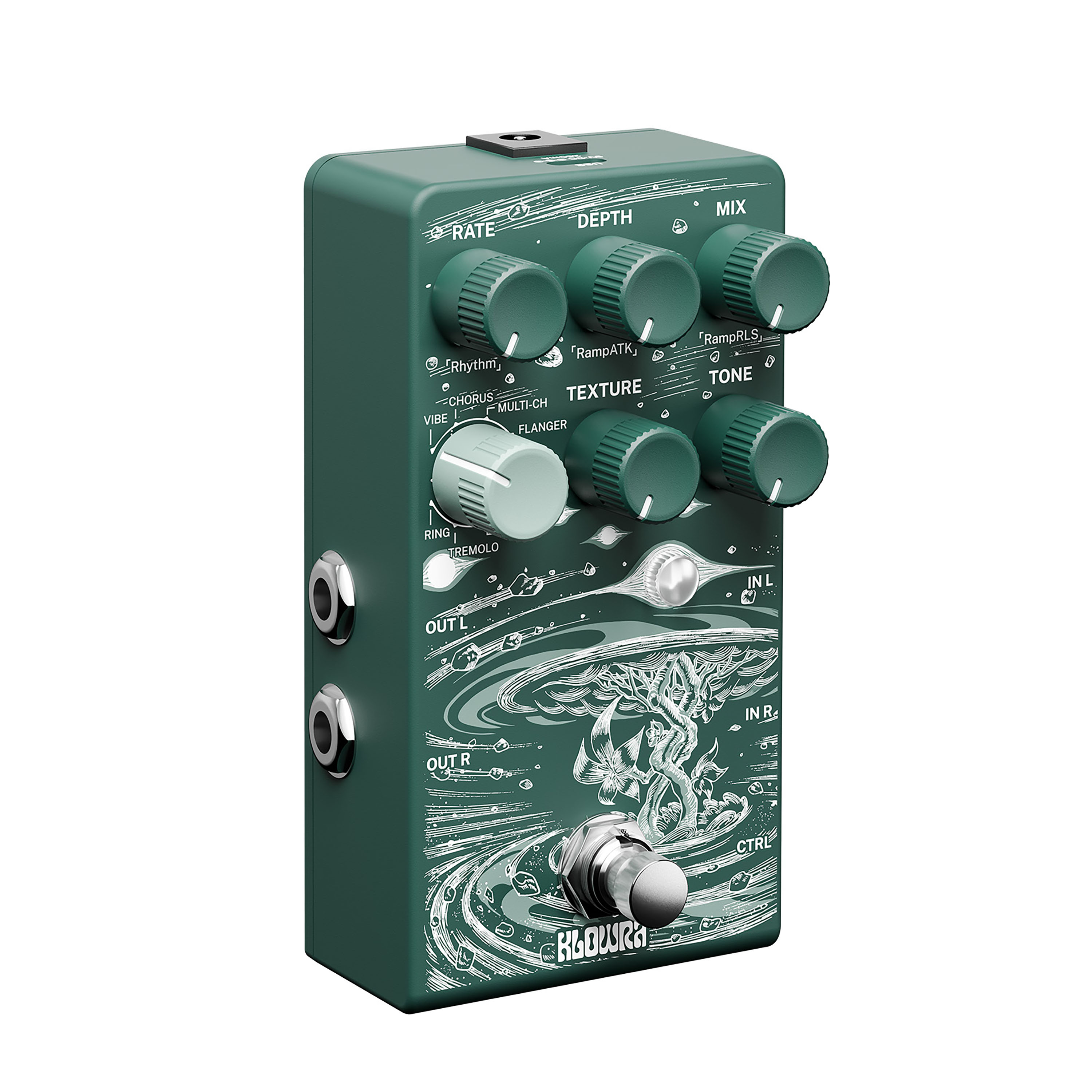 Klowra Kbs-03 Sprout Modulation - Pedal de chorus / flanger / phaser / modulación / trémolo - Variation 3