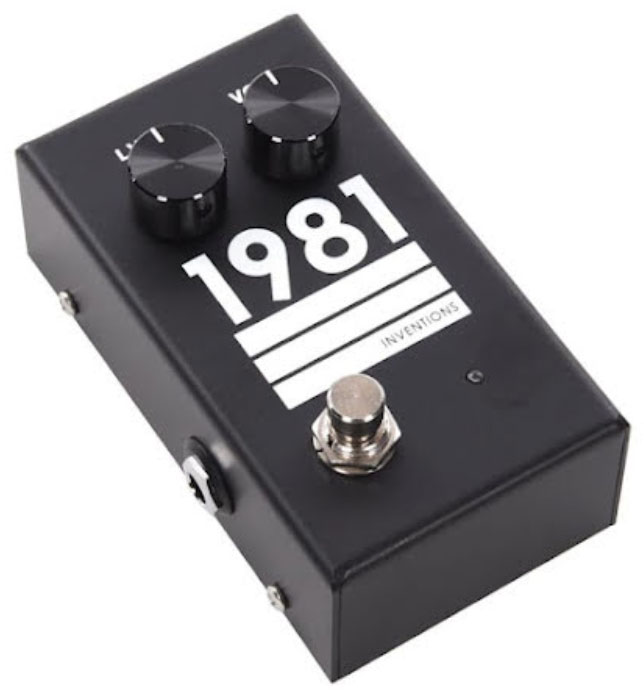 1981 Inventions Lvl Guitar & Bass Preamp/overdrive  Black/white - Pedal overdrive / distorsión / fuzz - Variation 1