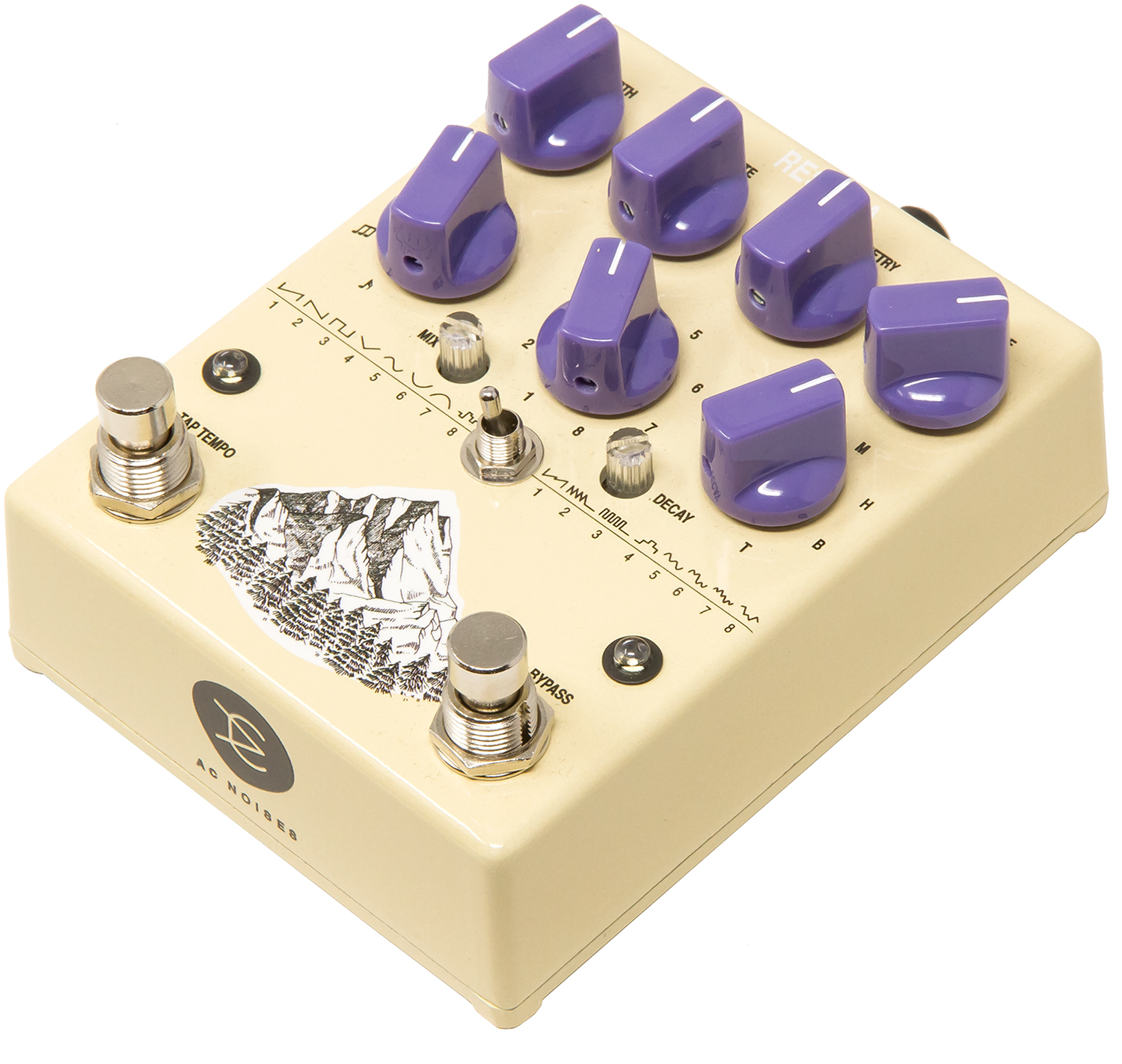 Ac Noises Respira Reverb Tremolo - Pedal de reverb / delay / eco - Variation 1