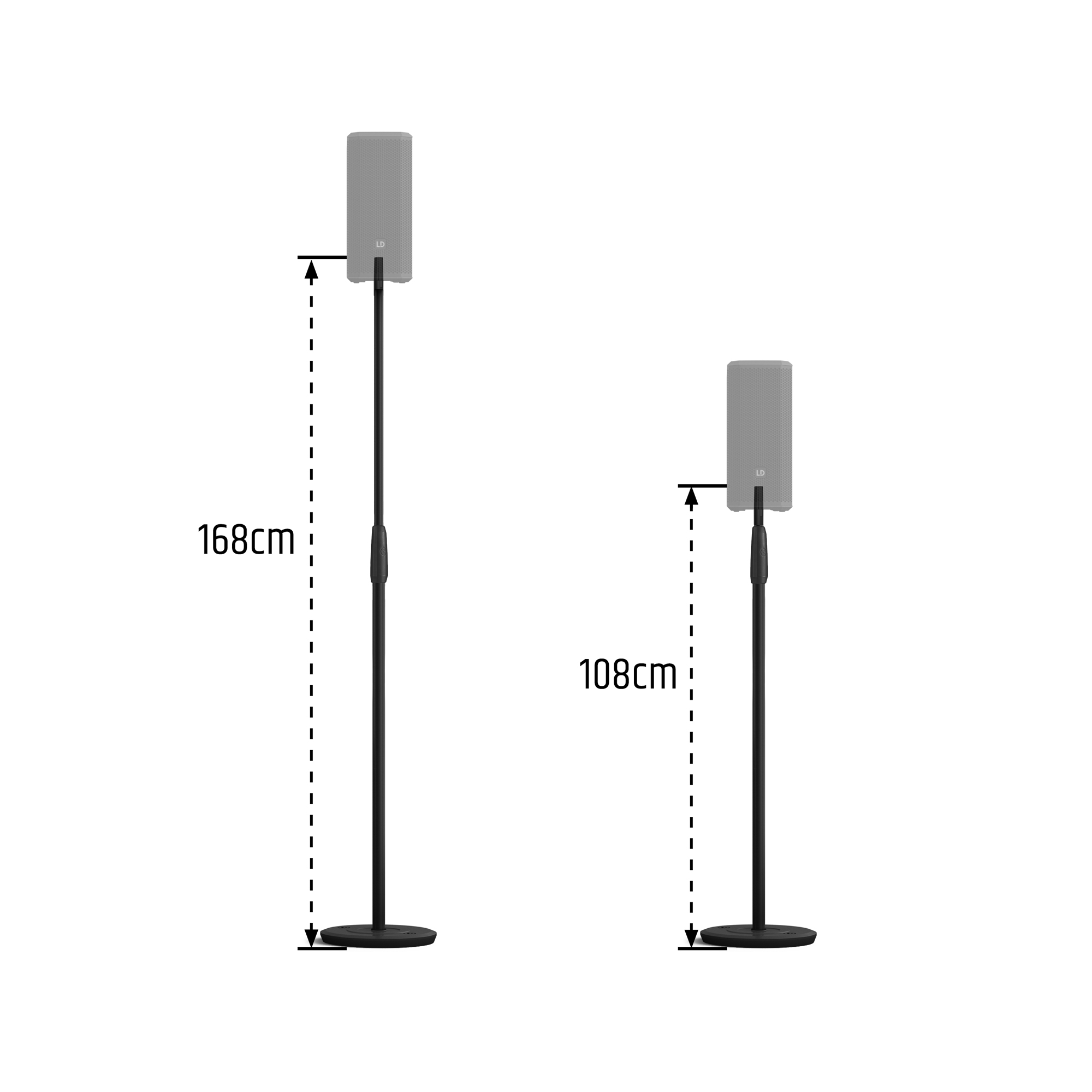 Adam Hall Dave 10 G4x Stand - Soportes y pies para altavoz - Variation 1