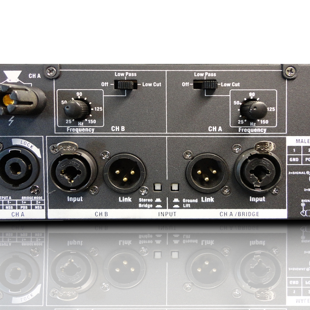 Adam Hall Dp 2400 X - Etapa final de potencia estéreo - Variation 2