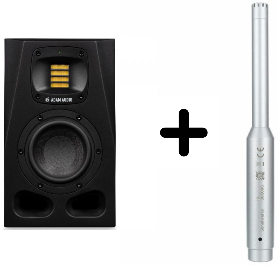Adam A4v  + Sound Id Reference - Enceintes Et Casque + Micro - Monitor de estudio activo - Main picture