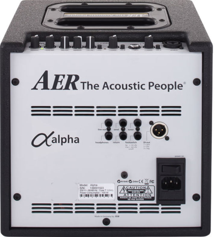 Aer Alpha 40w 1x8 Black +housse - Combo amplificador acústico - Variation 1