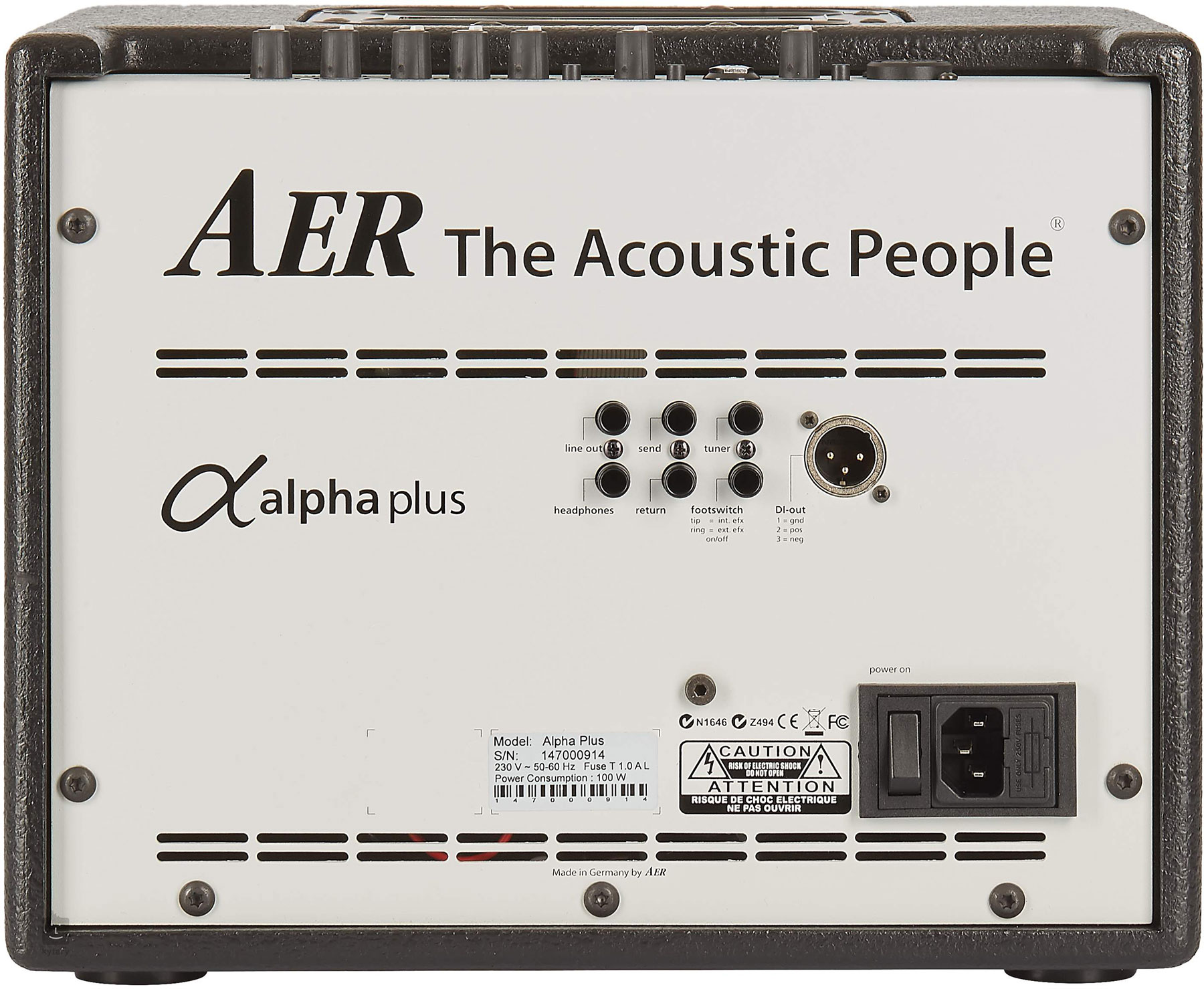 Aer Alpha Plus 40w  1x8 Black +housse - Combo amplificador acústico - Variation 2