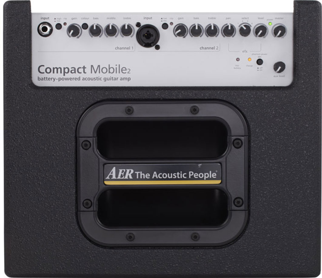 Aer Compact Mobile 2 Battery Powered 60w 1x8 Black +housse - Combo amplificador para guitarra eléctrica - Variation 2