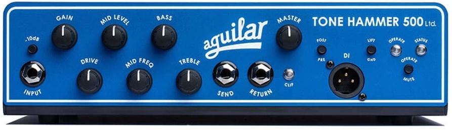 Aguilar Th500 Tone Hammer Limited Edition Blue - Cabezal para bajo - Main picture