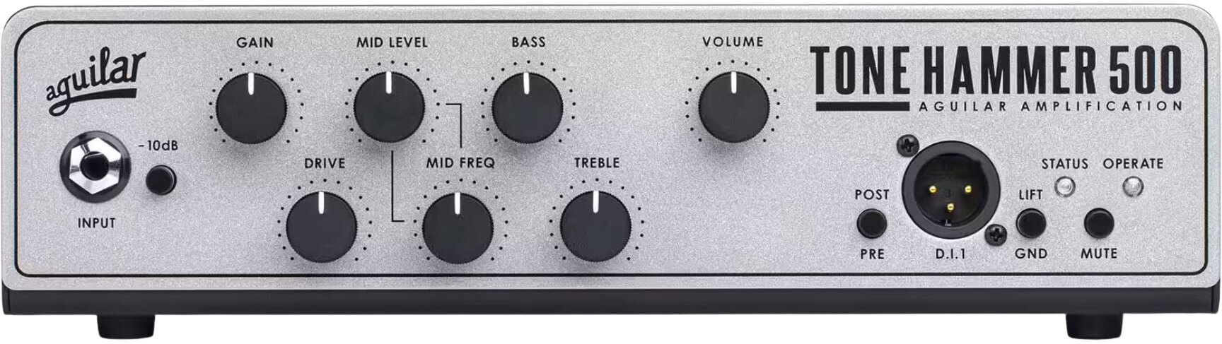 Aguilar Tone Hammer 500 Bass Head V2 500w@4-ohms - Cabezal para bajo - Main picture