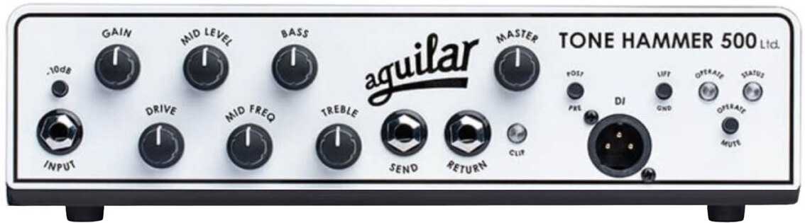 Aguilar Tone Hammer 500 Bass Head V2 Ltd 500w White - Cabezal para bajo - Main picture