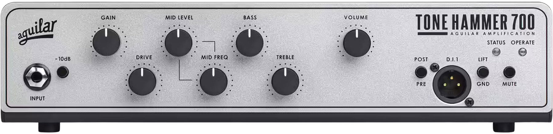 Aguilar Tone Hammer 700 Bass Head V2 700w@4-ohms - Cabezal para bajo - Main picture