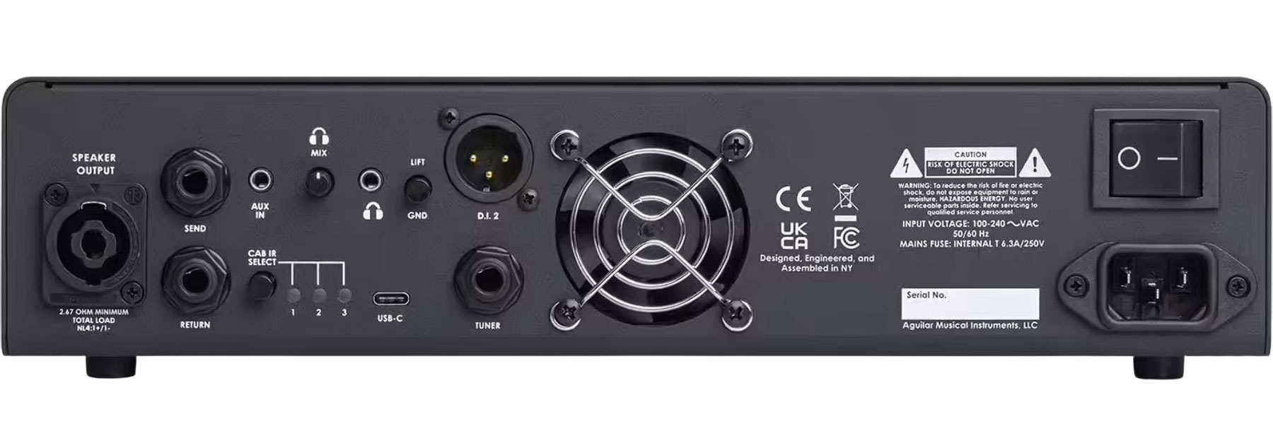 Aguilar Tone Hammer 700 Bass Head V2 700w@4-ohms - Cabezal para bajo - Variation 1