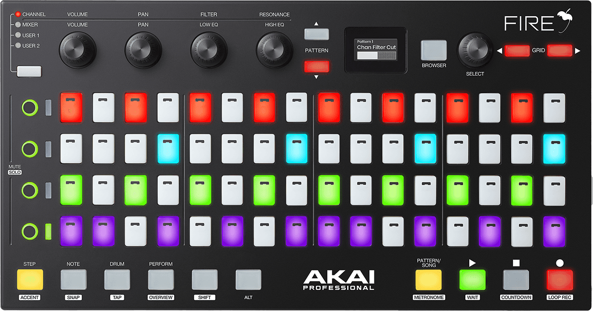 Akai Fire Ns - Controlador Midi - Main picture