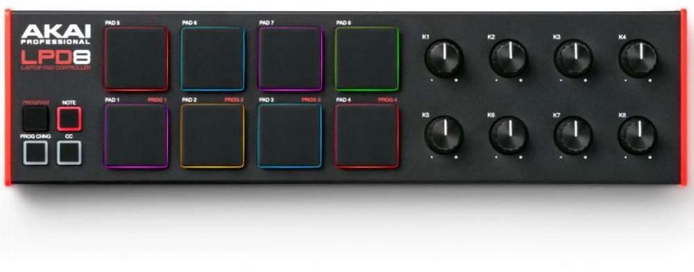 Controlador daw Akai LPD8 MK2