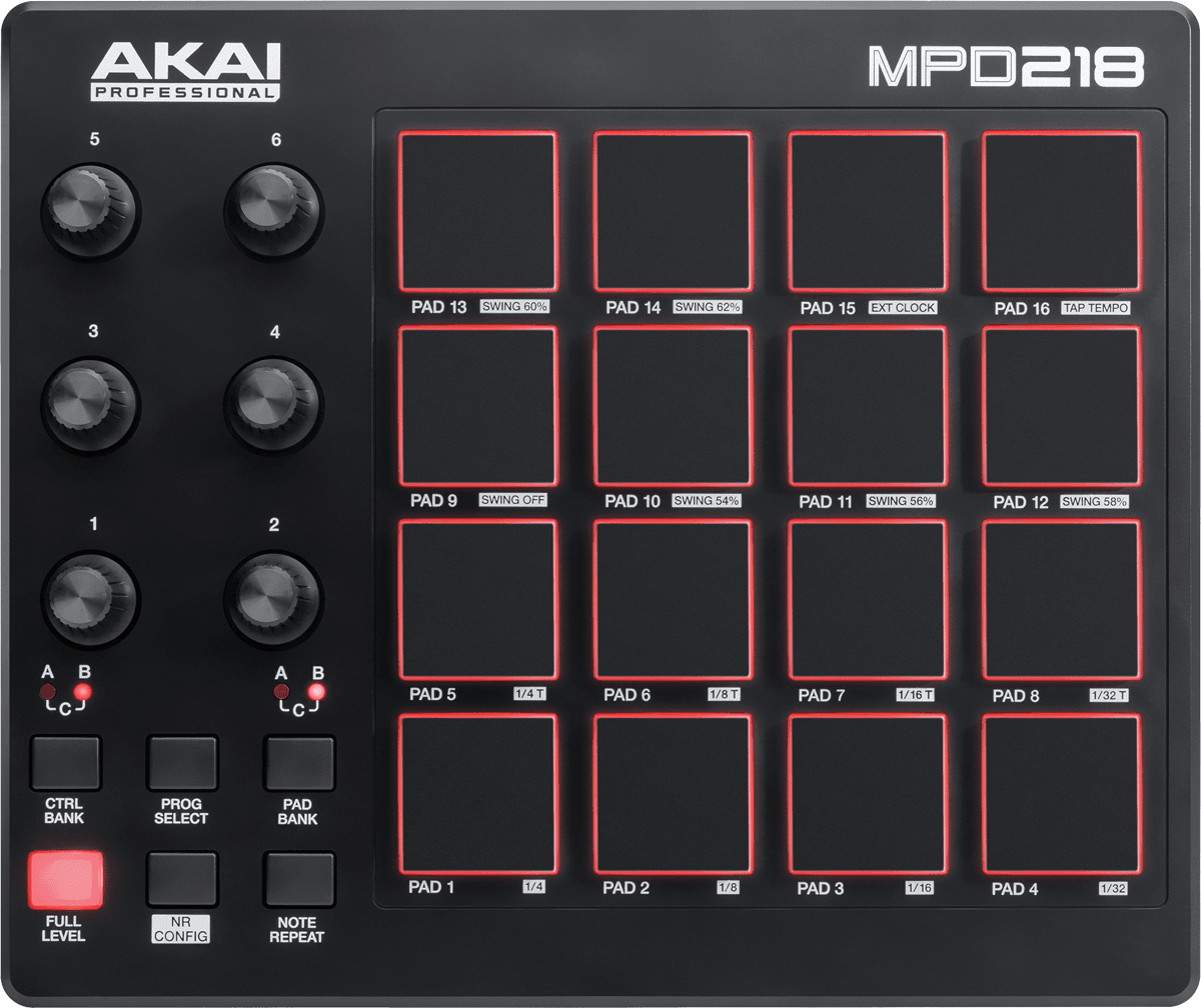 Akai Mpd218 - Controlador Midi - Main picture