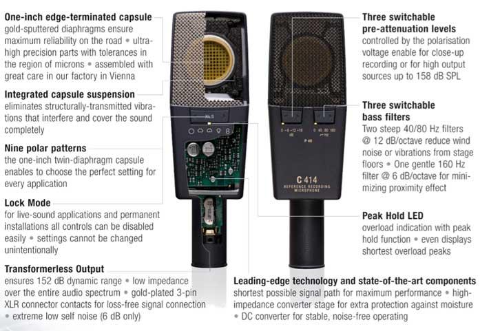 Akg C414 Xlii Stereo Set - Set de micrófonos con cables - Variation 2