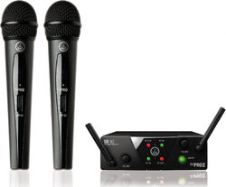 Micrófono inalámbrico de mano Akg WMS40 Mini2 Dual Vocal Set