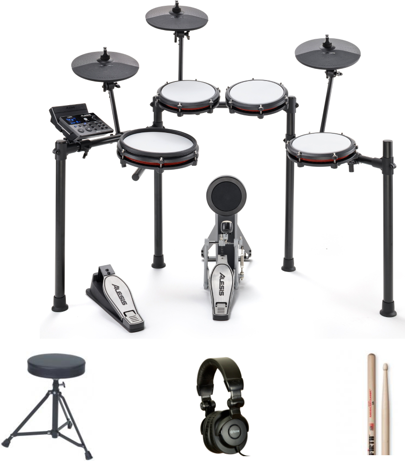 Alesis Nitro Max Bundle Complet - X-hp1 + Dt90 + Vic5a - Batería electrónica completa - Main picture