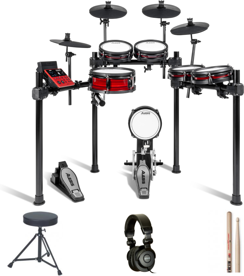 Alesis Nitro Pro Xl Bundle Complet - X-hp1 + Dt90 + Vic5a - Drum Promo Set - Main picture