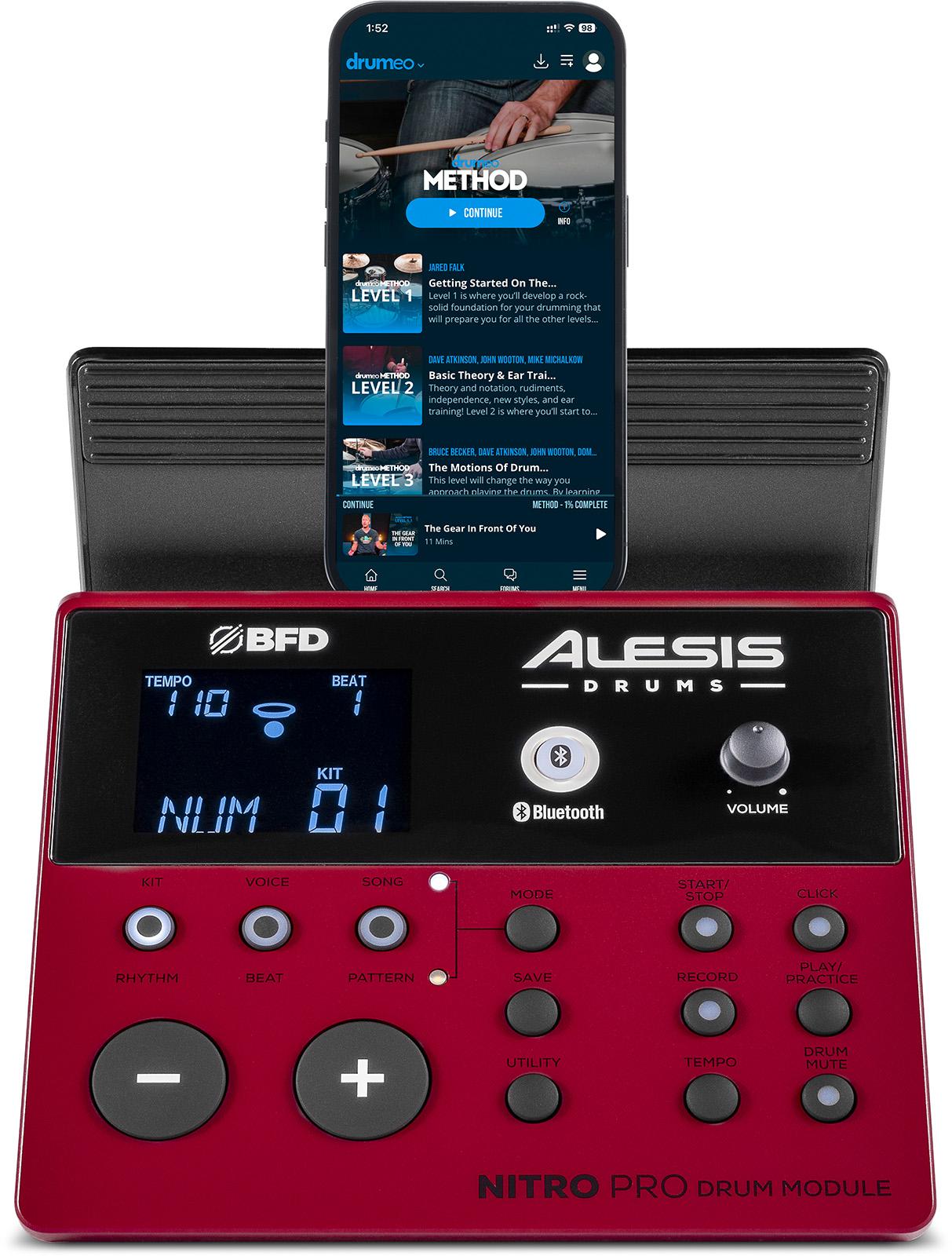 Alesis Nitro Pro Bundle Complet - X-hp1 + Dt90 + Vic5a - Drum Promo Set - Variation 3