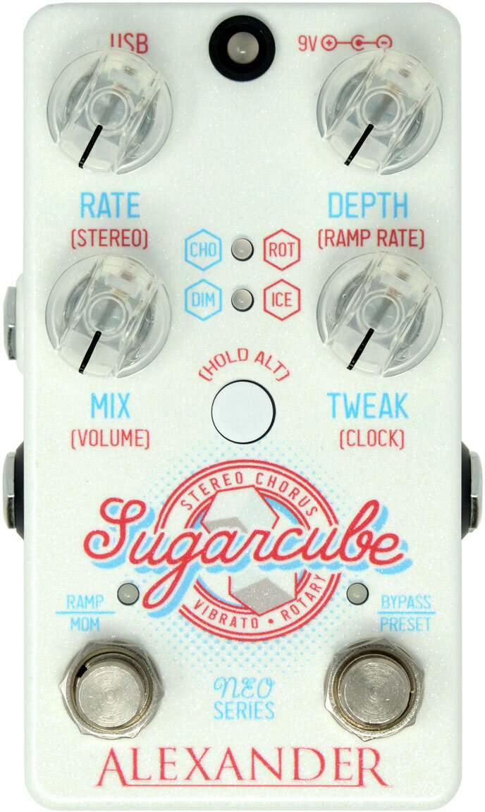 Alexander Pedals Sugarcube Chorus - Pedal de chorus / flanger / phaser / modulación / trémolo - Main picture