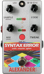 Pedal de chorus / flanger / phaser / modulación / trémolo Alexander pedals Syntax Error