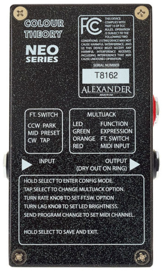 Alexander Pedals Colour Theory Spectrum Sequencer - Pedal de armonización - Variation 4