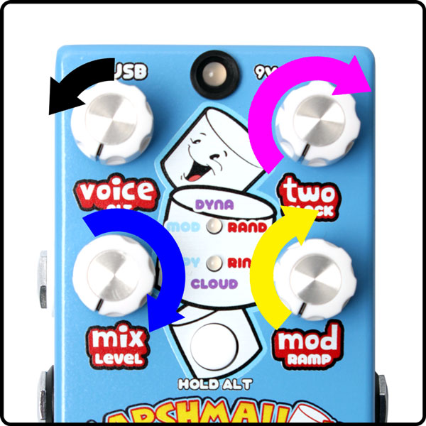 Alexander Pedals Marshmallow Pitch Modulation - Pedal de chorus / flanger / phaser / modulación / trémolo - Variation 1