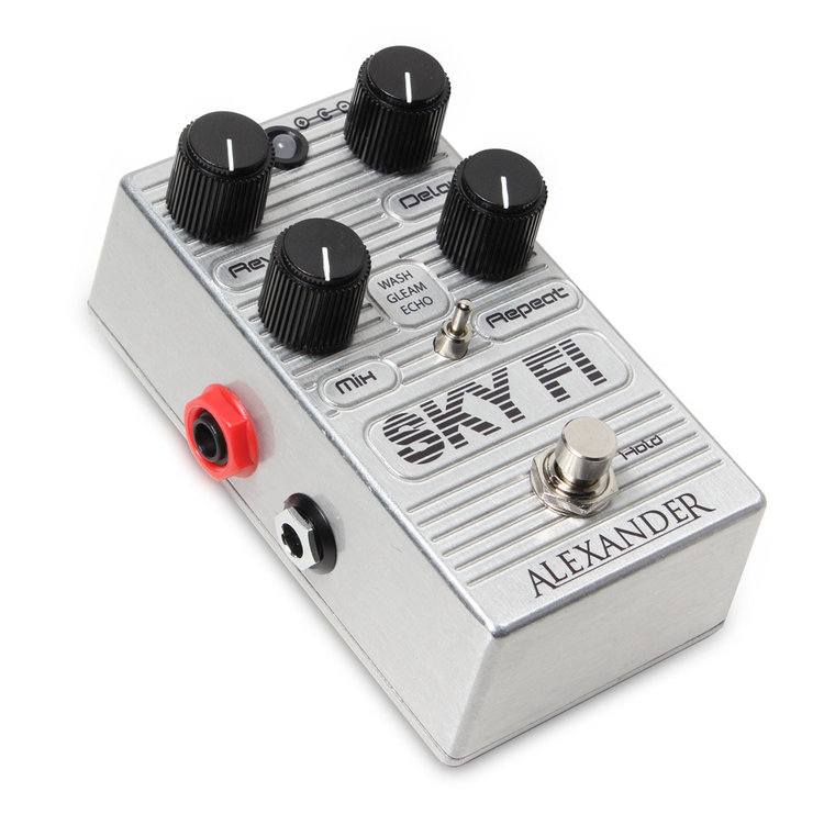 Pedal de reverb / delay / eco Alexander pedals Sky Fi