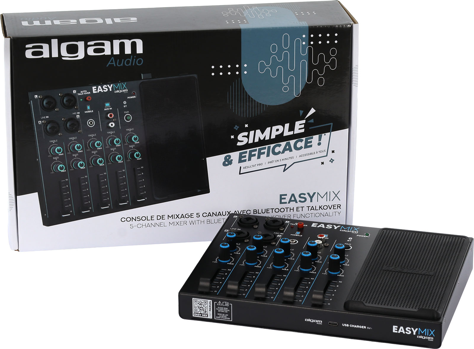 Algam Audio Easymix - Mesa de mezcla analógica - Variation 5