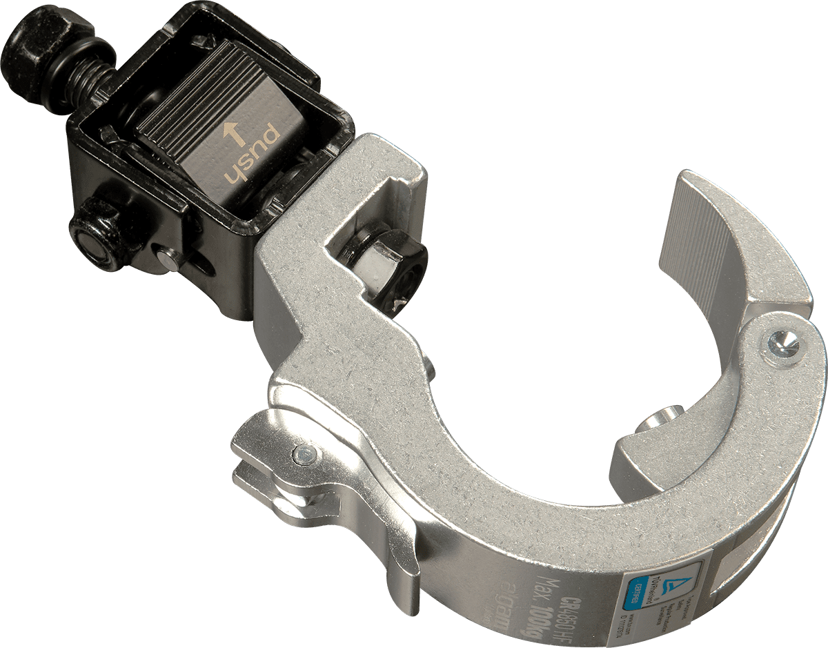 Algam Lighting Clamp Flexible - Ø 48-50mm - Max 100kg - Alu - Adhesivo gaffer - Variation 2