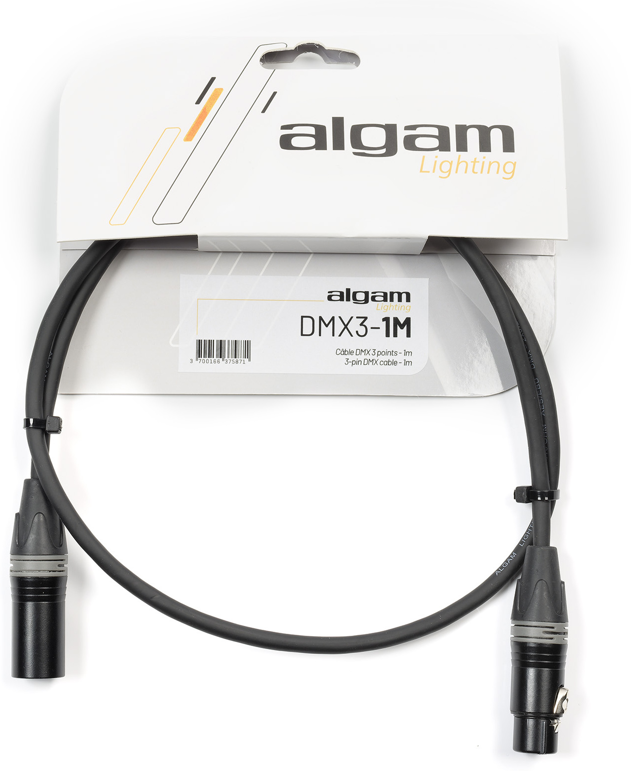 Algam Lighting Câble Dmx 3 Points - 1 M - Cable - Main picture