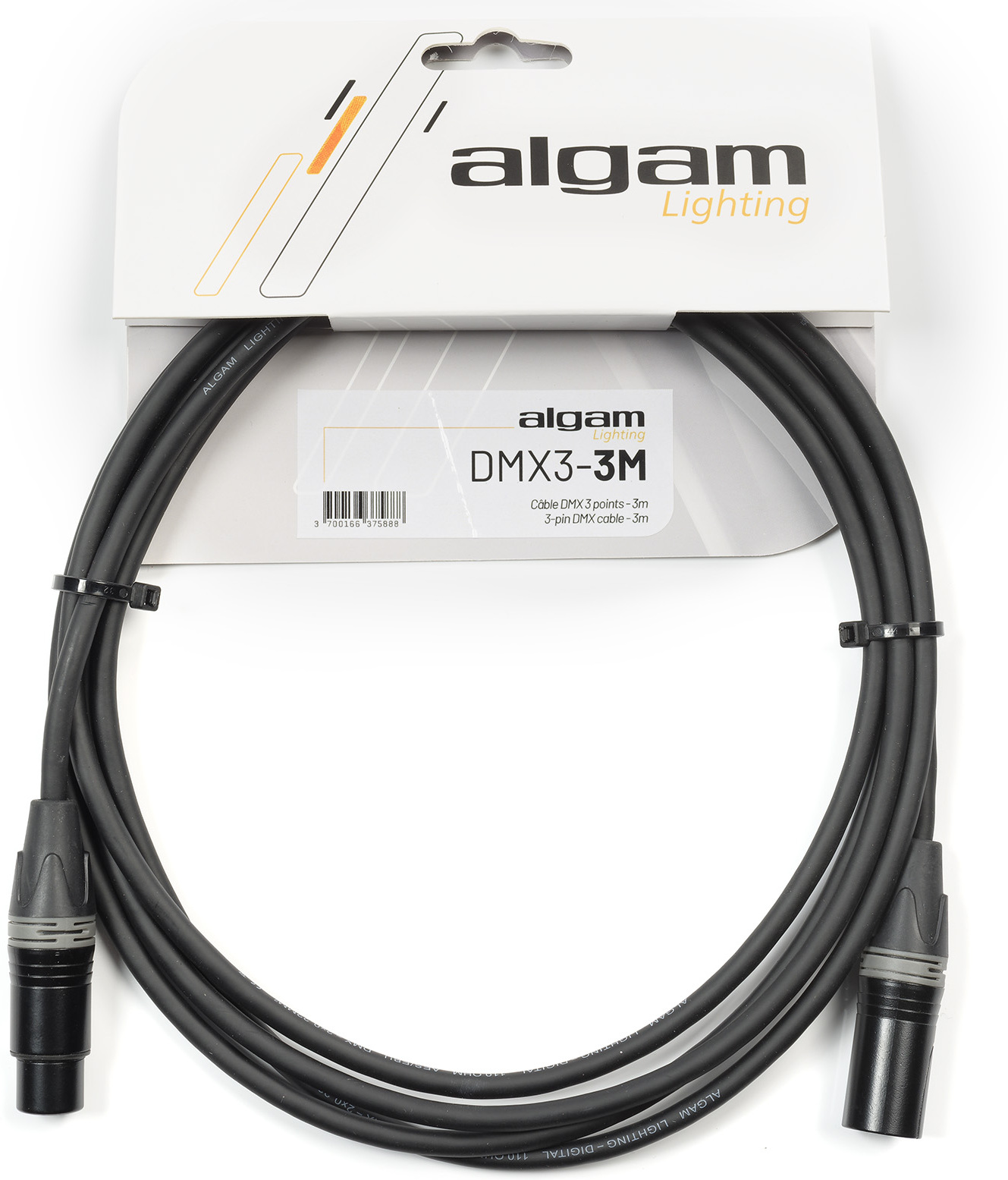 Algam Lighting Câble Dmx 3 Points - 3 M - Cable - Main picture
